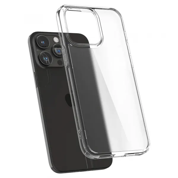 Spigen Ultra hybrid kryt na mobil, iPhone 15 Pro, frost clear