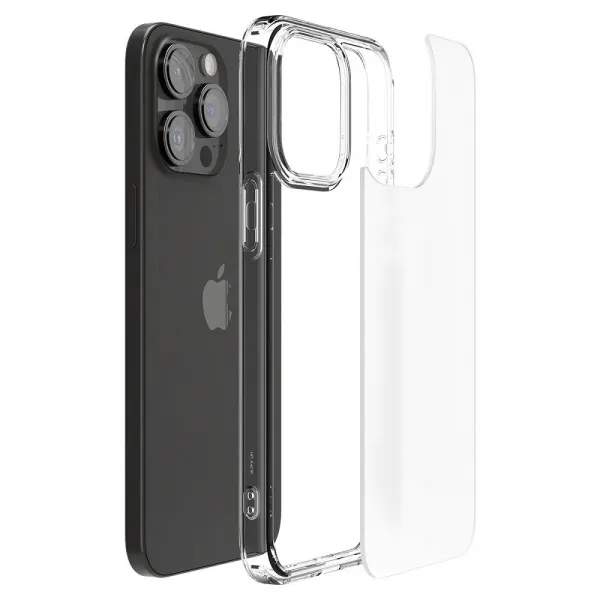 Spigen Ultra hybrid kryt na mobil, iPhone 15 Pro, frost clear