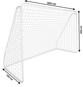 Futbalová bránka NICOLO 300x205x120 cm
