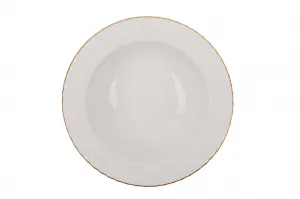 Hermia Porcelánová sada 24 ks talířů Whitie bílá/zlatá