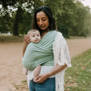 BOBA Nosič detí / šatka Classic Wrap - Sage Green