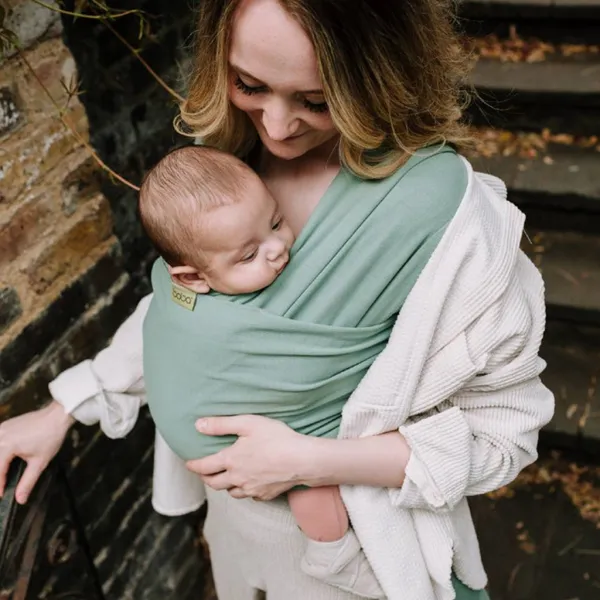 BOBA Nosič detí / šatka Classic Wrap - Sage Green