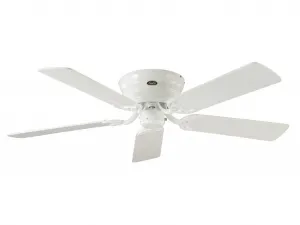 CasaFan 5132061 Classic Flat, biela a šedá, stropný ventilátor