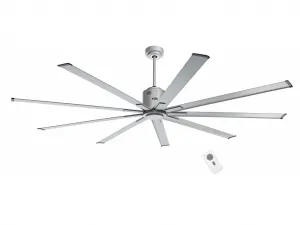 CasaFan 922012 Big Smooth Eco, striebornošedá, stropný ventilátor