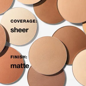Clinique Stay-Matte Sheer Pressed Powder zmatňujúci púder pre mastnú pleť odtieň 01 Stay Buff 7.6 g