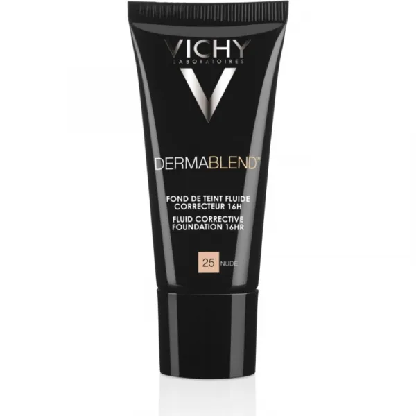 Vichy DERMABLEND Korekčný fluidný make-up SPF 35 odtieň 25 Nude 30 ml