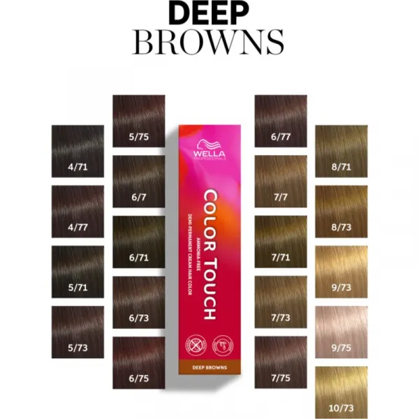 Wella Professionals Color Touch Deep Browns farba na vlasy odtieň 5/71 f 60 ml