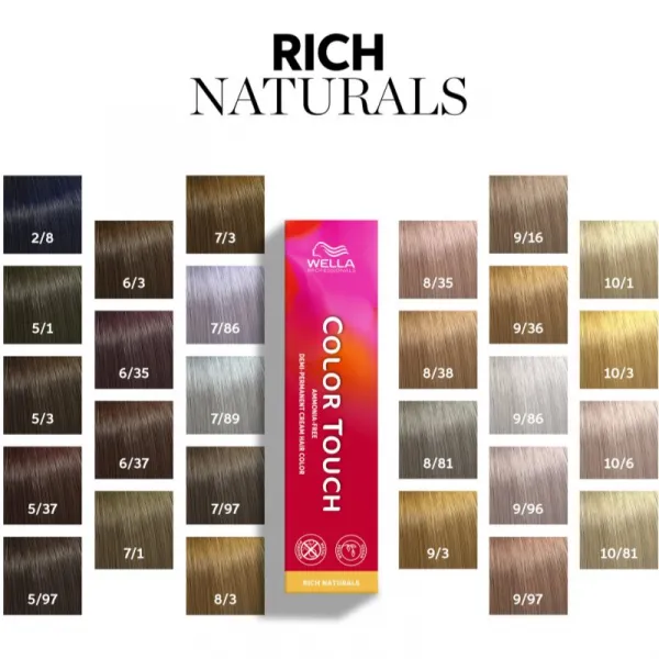 Wella Professionals Color Touch Rich Naturals farba na vlasy odtieň 7/3 60 ml
