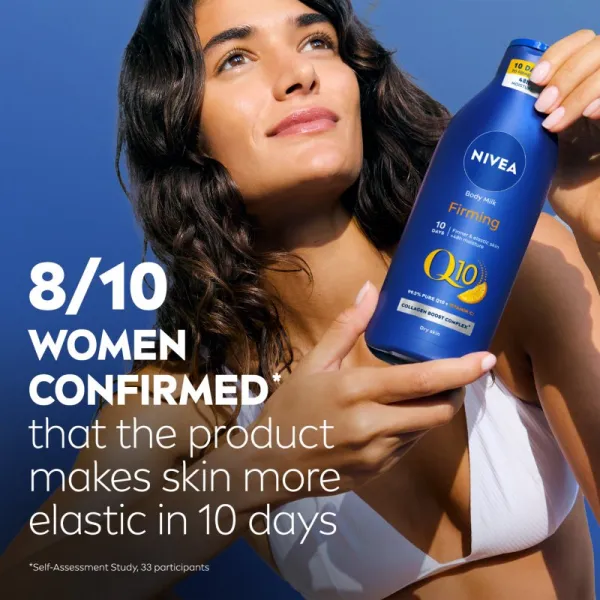 Nivea Q10 Plus spevňujúce telové mlieko pre suchú pokožku 250 ml