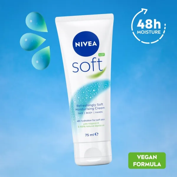 Nivea Soft hydratačný krém 75 ml