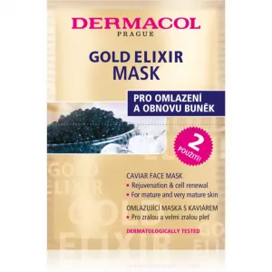 Dermacol Gold Elixir Pleťová maska 16 ml