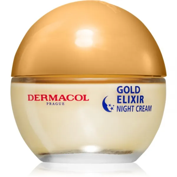 Dermacol Gold Elixir Nočný pleťový krém 50 ml