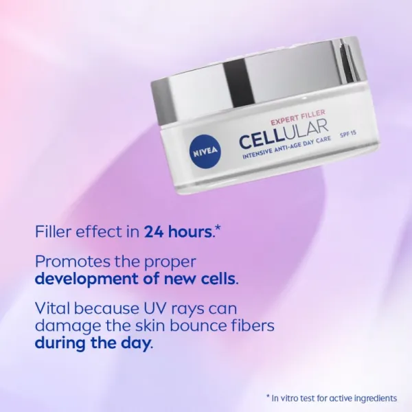 NIVEA Hyaluron Cellular Filler spevňujúci denný krém SPF 15 50 ml