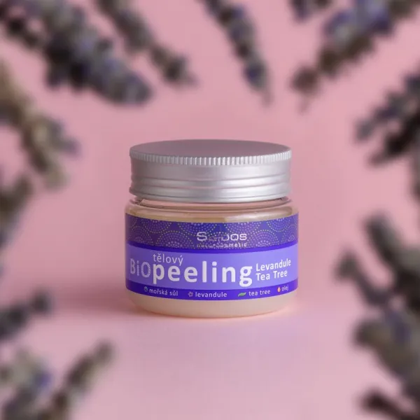 Saloos Bio Peeling Lavender & Tea Tree telový peeling 140 ml