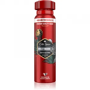 Old Spice Wolfthorn Dezodorant V Spreji Pre Mužov 150ml, 48 h Sviežosť a Bez Hliníka