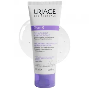 Uriage Gyn-Phy Gyn-8 Soothing Cleansing Gel Intimate Hygiene gél na intímnu hygienu pre podráždenú pokožku 100 ml