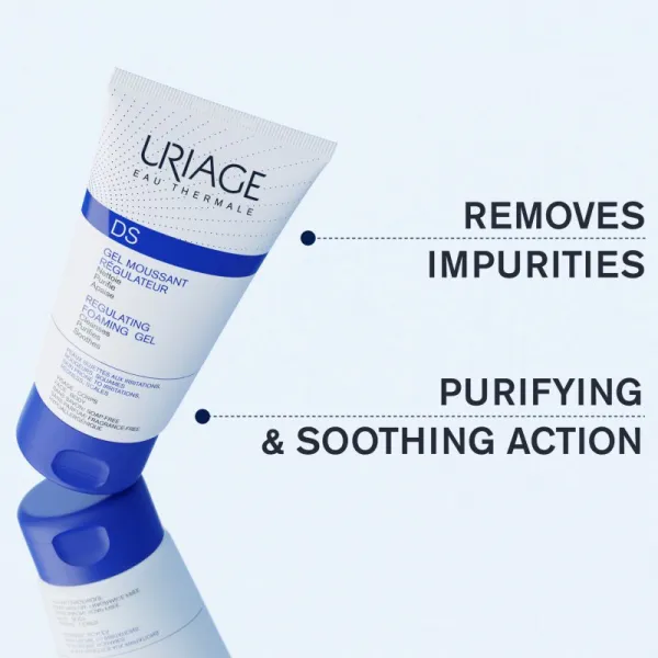 Uriage DS Regulating Foaming Gel upokojujúci gél pre suchú pokožku so sklonom k svrbeniu 150 ml