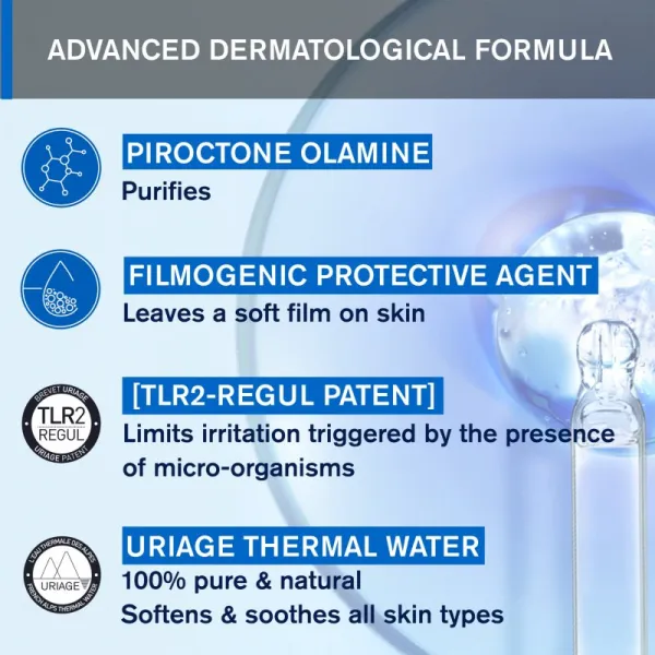 Uriage DS Regulating Foaming Gel upokojujúci gél pre suchú pokožku so sklonom k svrbeniu 150 ml