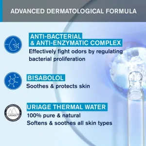 Uriage Hygiène Gentle Deodorant jemný dezodorant roll-on bez obsahu hliníka 50 ml