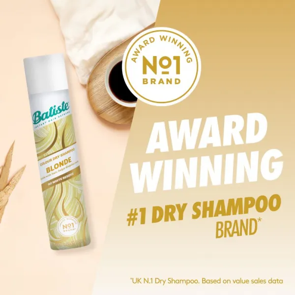 Batiste Hint of Colour Blonde suchý šampón pre blond vlasy 200 ml