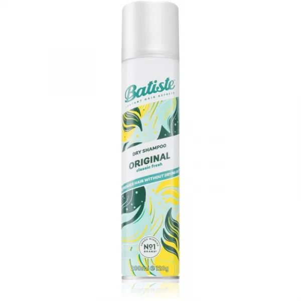 Batiste Original suchý šampón pre absorpciu prebytočného mazu a pre osvieženie vlasov 200 ml