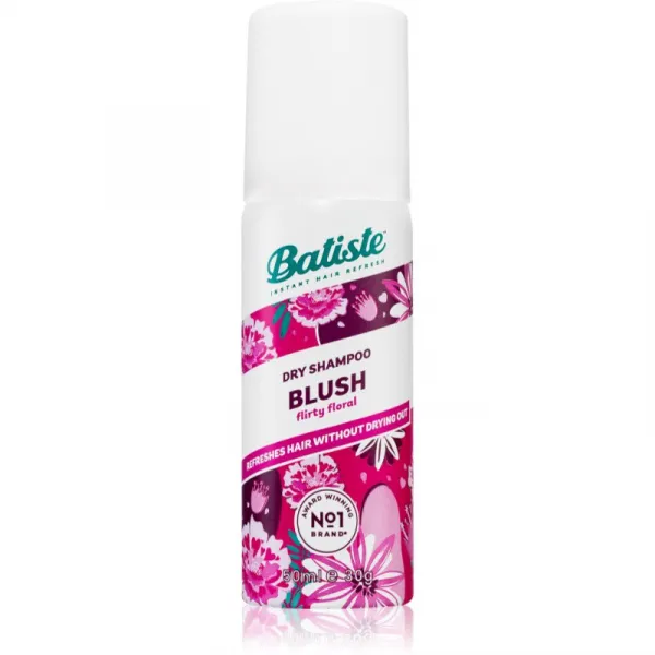 Batiste Blush Flirty Floral suchý šampón cestovné balenie 50 ml