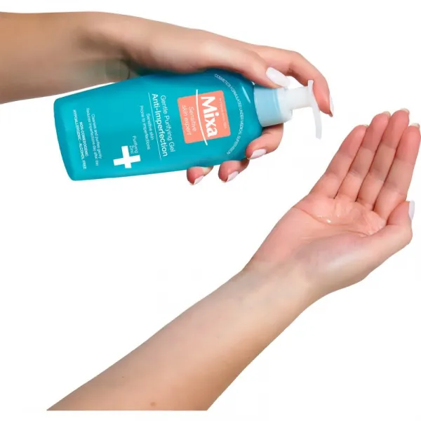 MIXA Anti-Imperfection čistiaci pleťový gél bez obsahu mydla 200 ml