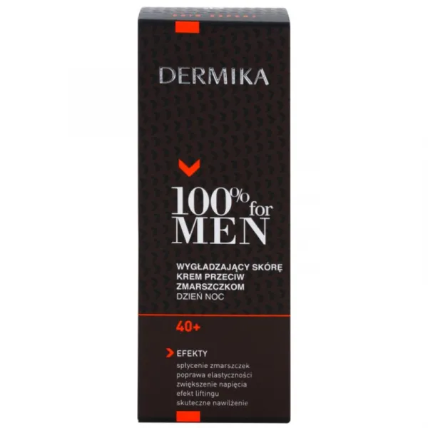 Dermika 100% for Men vyhladzujúci protivráskový krém 40+ 50 ml