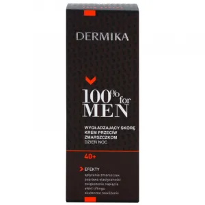 Dermika 100% for Men vyhladzujúci protivráskový krém 40+ 50 ml