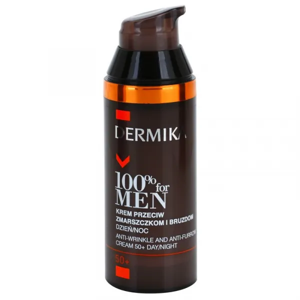 Dermika 100% for Men krém proti hlbokým vráskam 50+ 50 ml