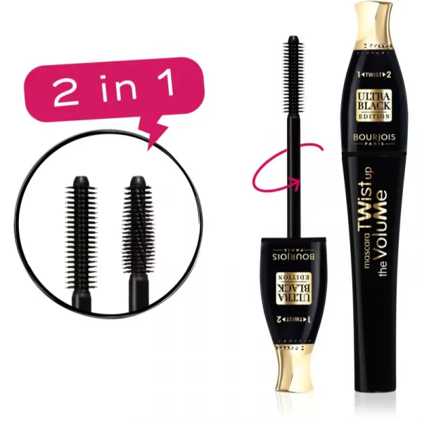 Bourjois Brosse Twist mascara ultra 8ml 1ks