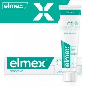 Elmex Sensitive pasta pre citlivé zuby 3x75 ml