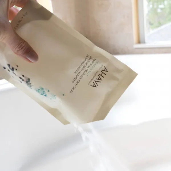 AHAVA Dead Sea Salt prírodná kúpeľová soľ z Mŕtveho mora 250 g
