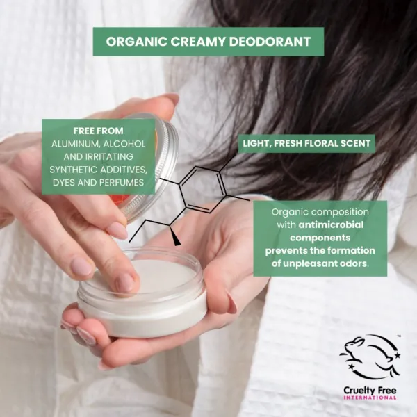 Soaphoria Nevinnosť Organic Creamy Deodorant organický krémový dezodorant 50 ml
