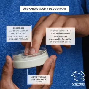 In black - organický krémový deodorant