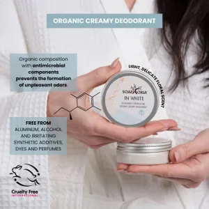 In white - organický krémový deodorant