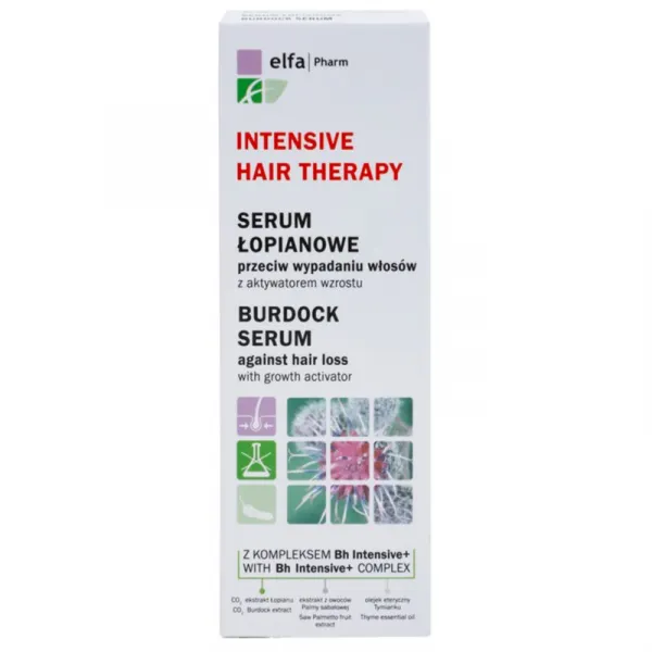 Sérum proti vypadávaniu vlasov Intensive Hair Therapy Burdock -100 ml - Elfa Pharm