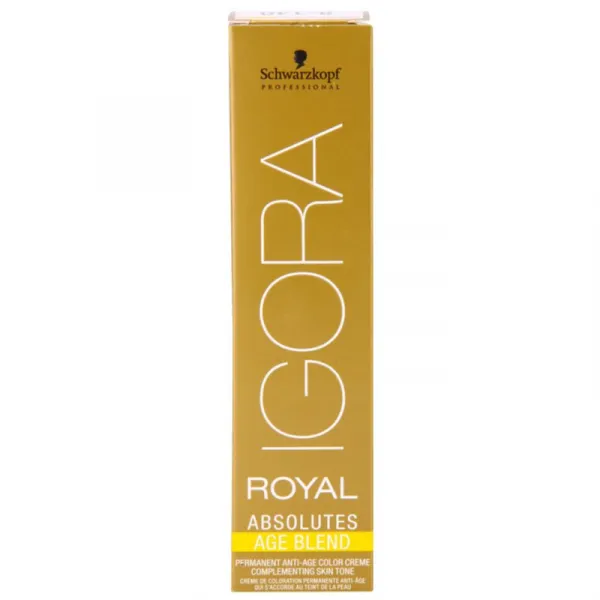 Schwarzkopf Professional IGORA Royal Absolutes Age Blend farba na vlasy odtieň 8-140 Light Blonde Cendré Beige Natural 60 ml