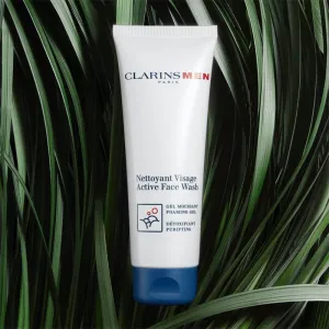Clarins Men Active Face Wash čiastiaci penivý gél pre mužov 125 ml