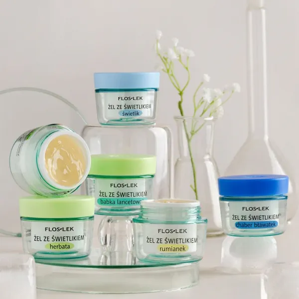 FlosLek Laboratorium Eye Care gél na očné okolie s očiankou 10 g