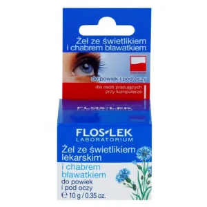 FlosLek Laboratorium Eye Care gél na očné okolie s očiankou a nevädzou 10 g