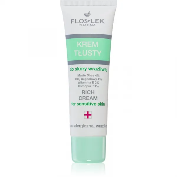 FlosLek Pharma Hypoallergic Line vysoko výživný nočný krém pre citlivú a podráždenú pleť 50 ml
