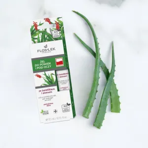 FlosLek Pharma Eye Care gél na očné okolie s očiankou a aloe vera 15 ml