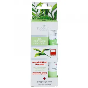 FlosLek Pharma Eye Care gél na očné okolie s očiankou a zeleným čajom 15 ml