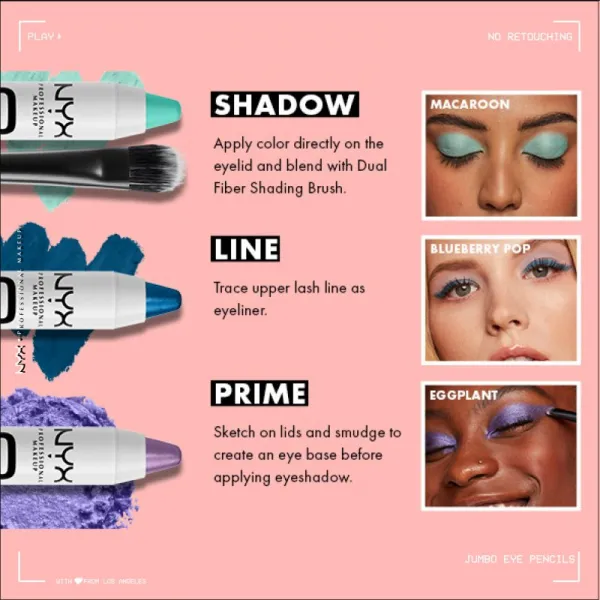 NYX Professional Makeup Jumbo ceruzka na oči odtieň 635 - Sherbert 5 g
