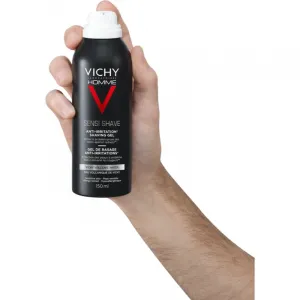 Vichy Homme Anti-Irritation gél na holenie pre citlivú a podráždenú pleť 150 ml