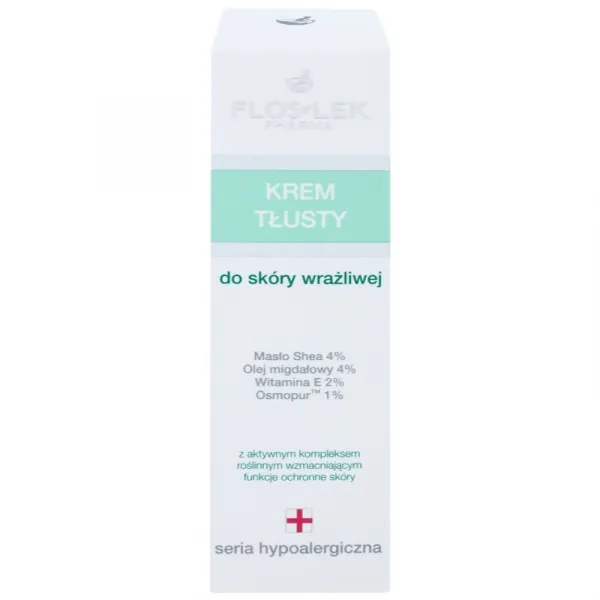 FlosLek Pharma Hypoallergic Line vysoko výživný nočný krém pre citlivú a podráždenú pleť 50 ml