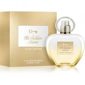 Banderas Her Golden Secret toaletná voda pre ženy 50 ml