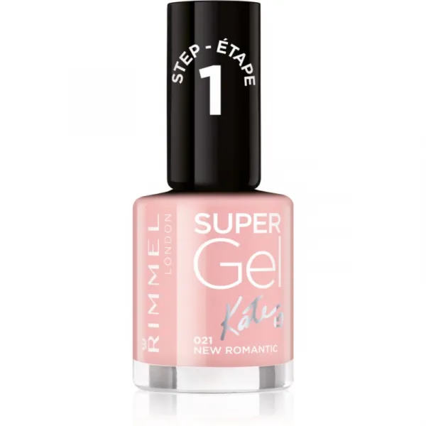 Rimmel London Super Gel By Kate Lak na nechty 12 ml 021 New Romantic