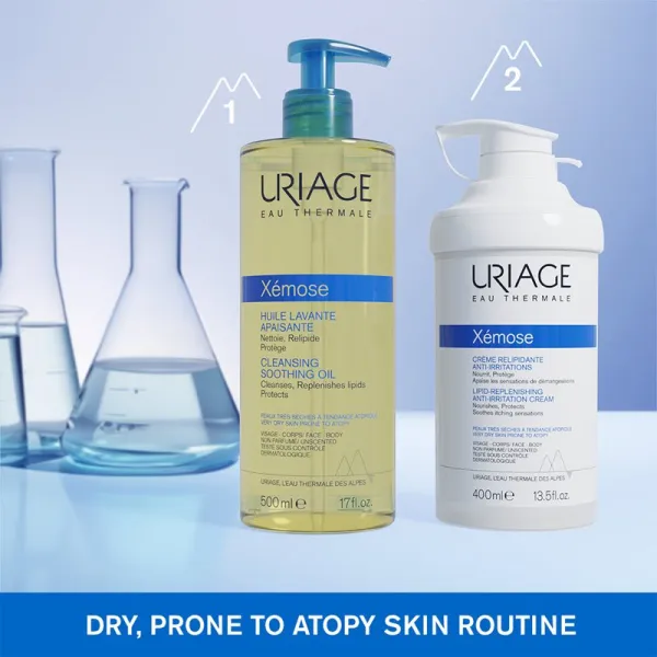 Uriage Xémose Lipid-Replenishing Anti-Irritation Cream relipidačný upokojujúci krém pre veľmi suchú citlivú a atopickú pokožku 400 ml